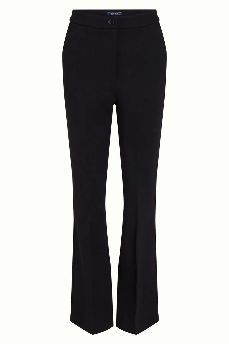 King Louie marcie flared trousers aurora black