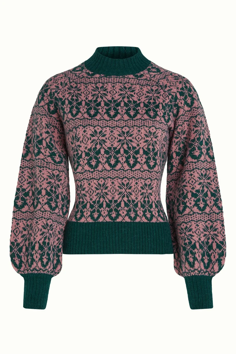 King Louie jeanie top duchess pine green