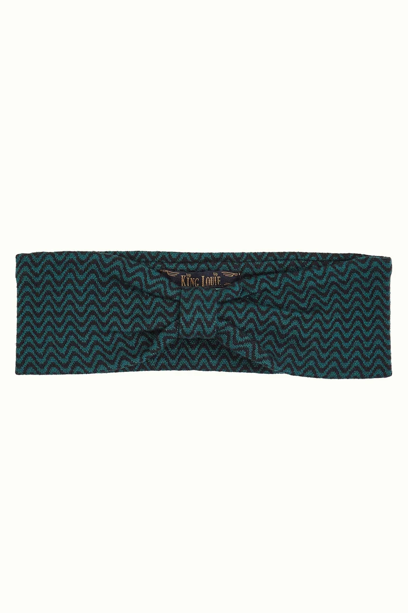 King Louie hairband teddy urban green