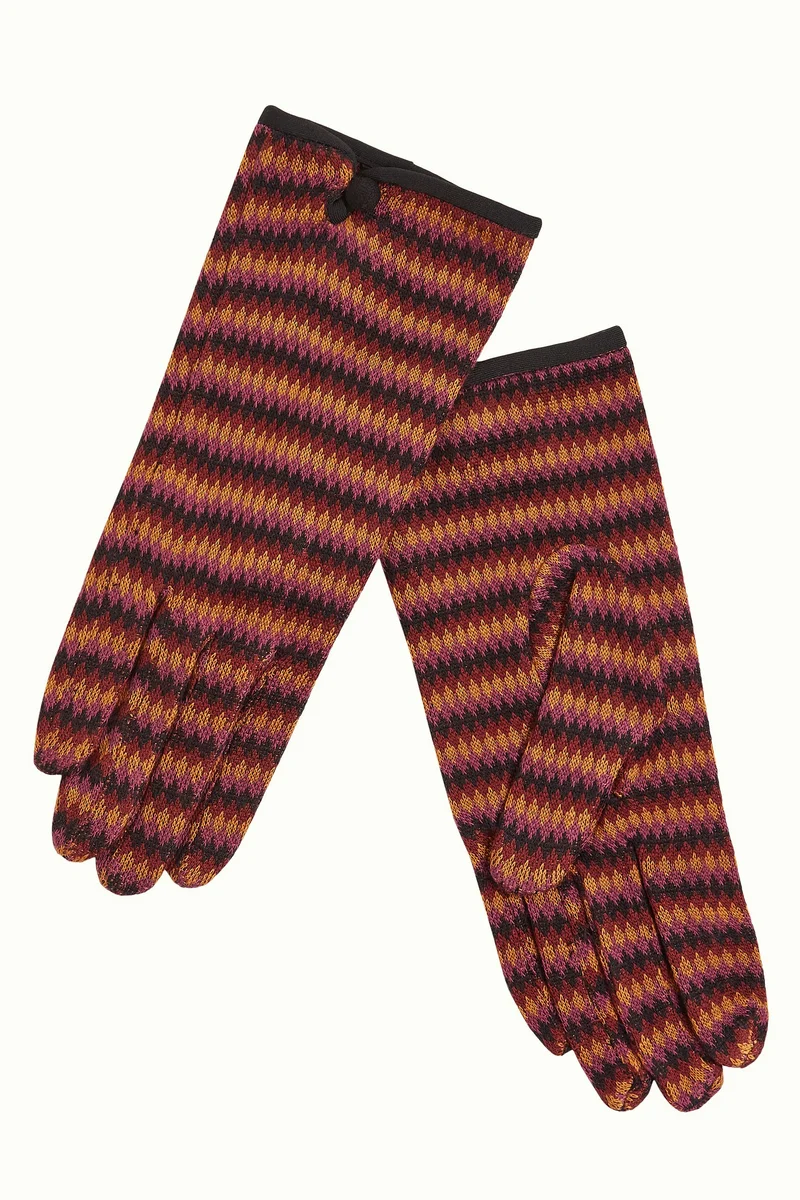 King Louie gloves gilmore cabernet red