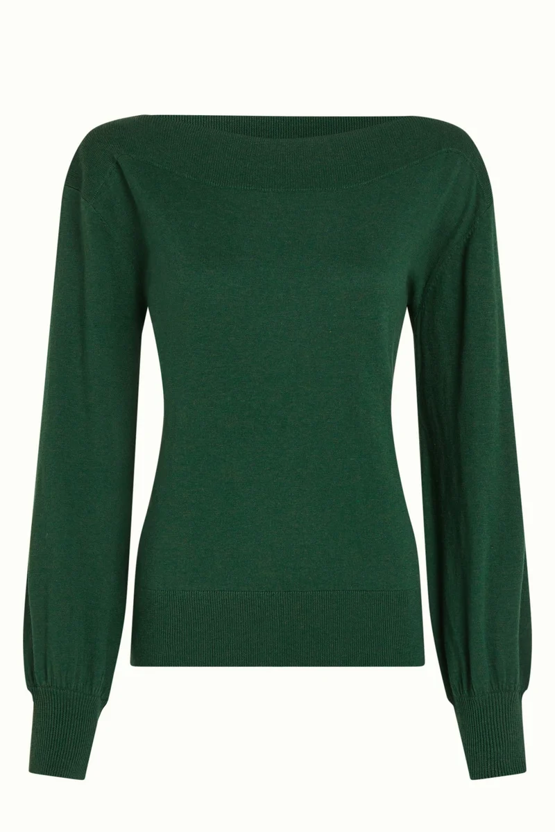 King Louie cybil top cocoon forest green