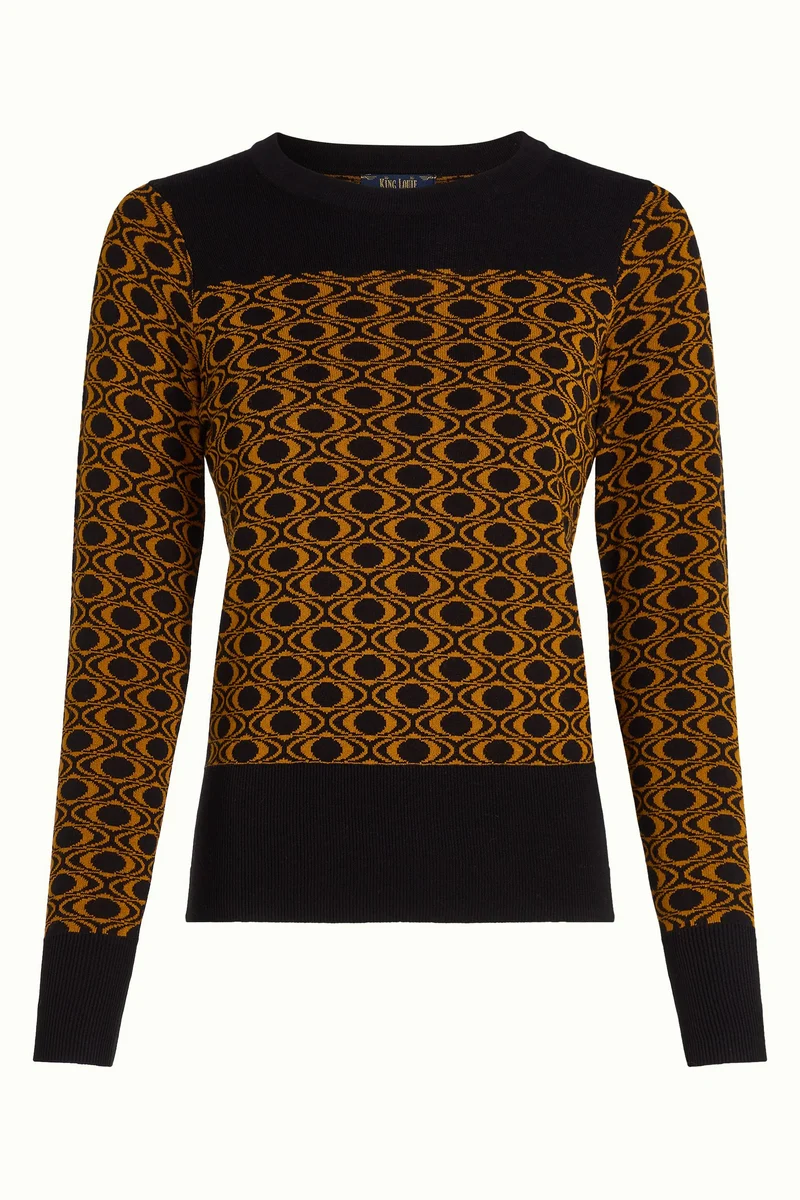 King Louie bella top ronettes black