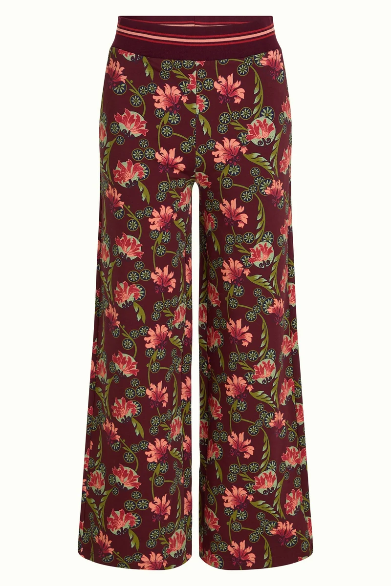 King Louie sweat pants shanty cabernet red