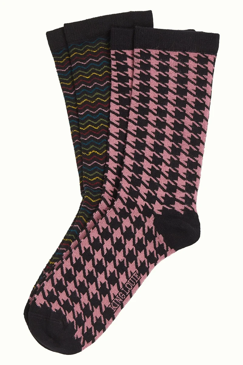 King Louie socks 2-pack bondi mesa pink