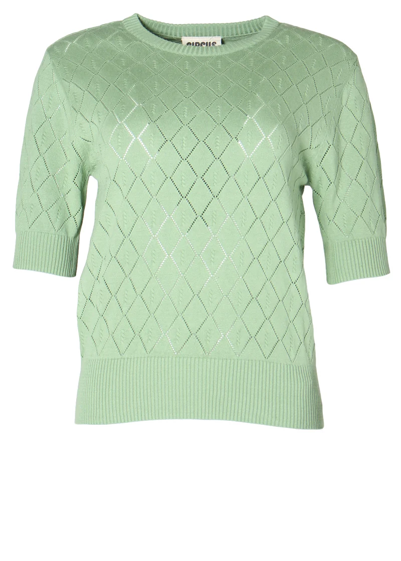 Circus clothing top green