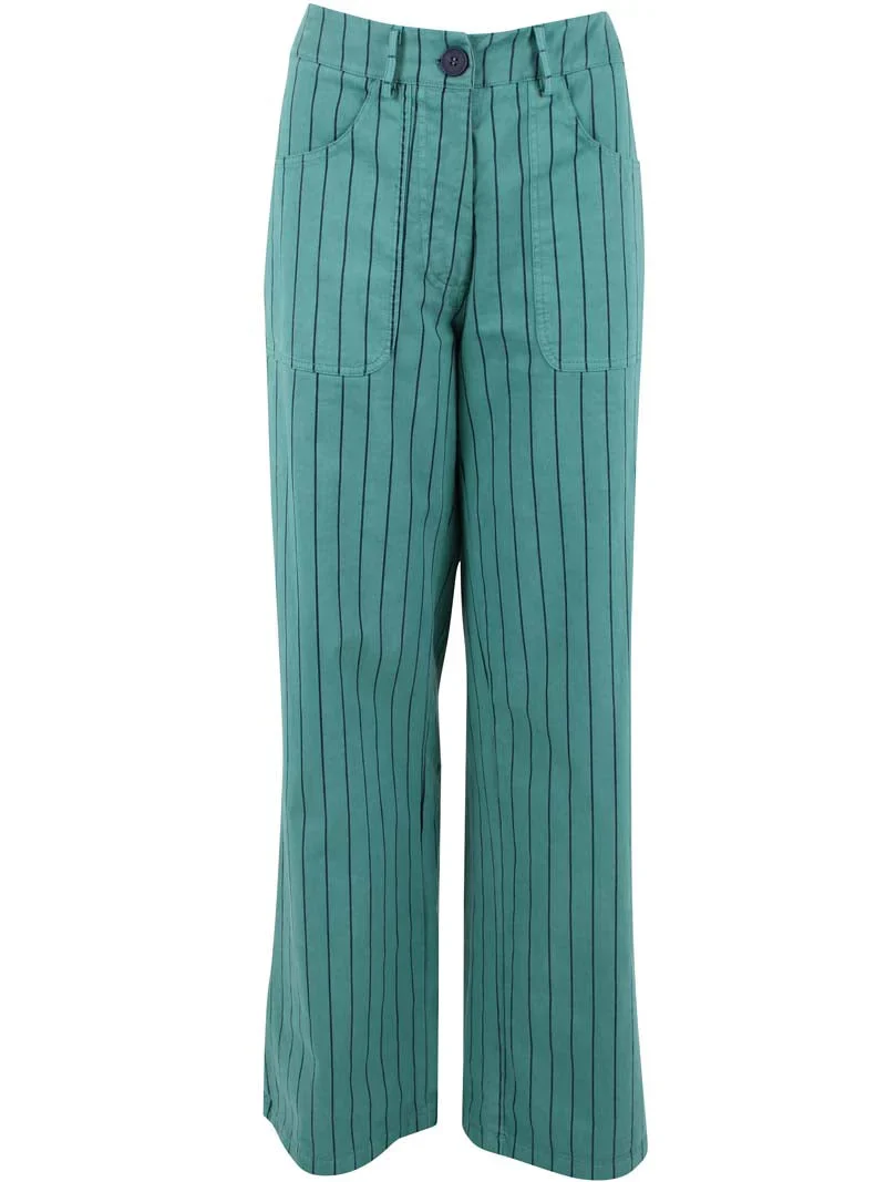 Danefae danedaisy stretch canvas dk navy/ verde