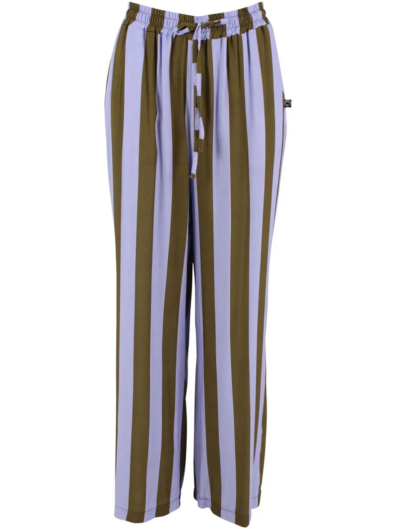 Danefae danenynne viscose pants purple/olive