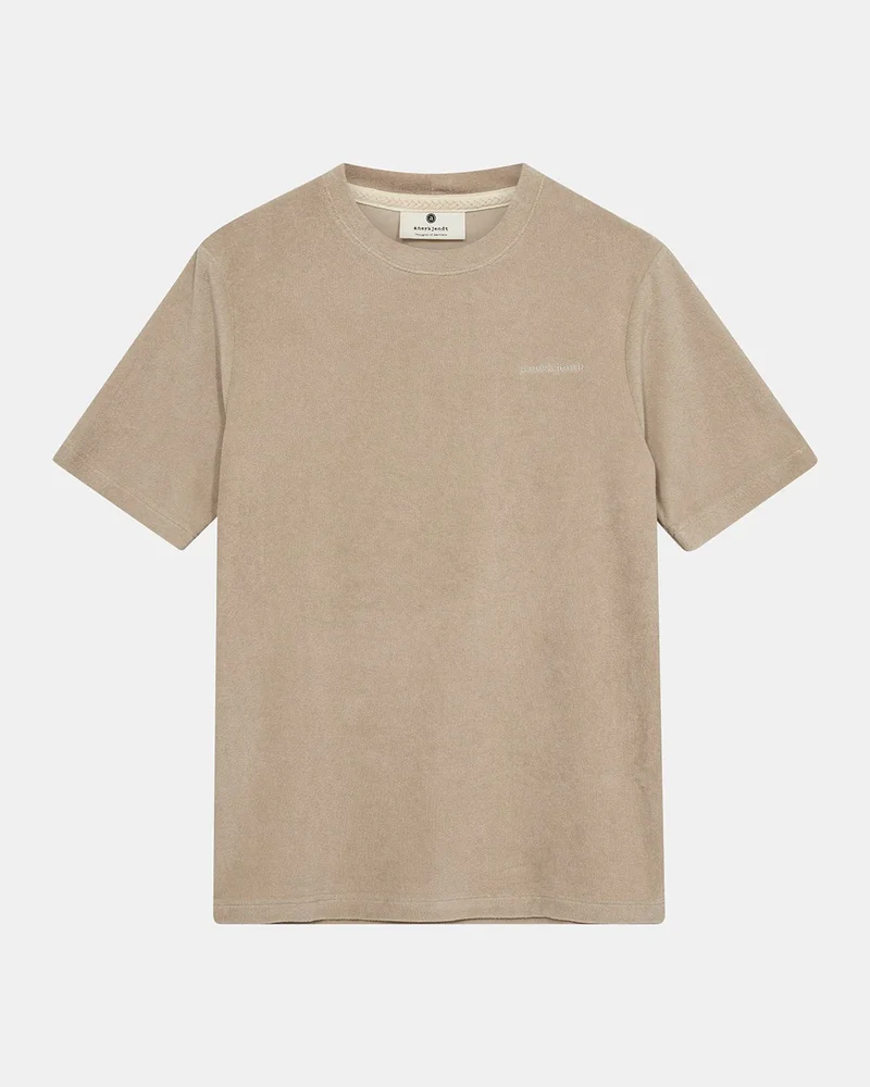 Anerkjendt akkikki frotte tee feather gray