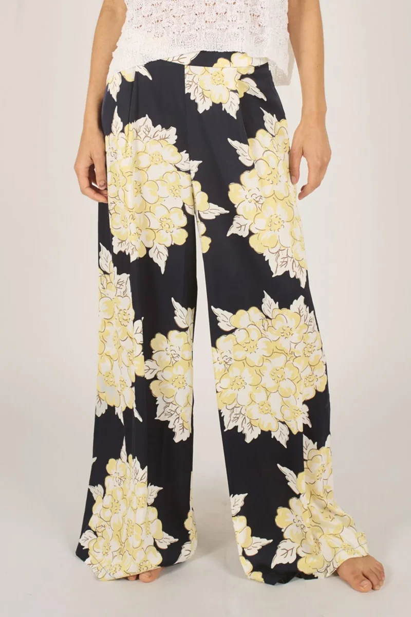 Traffic People evie trousers navy/cream