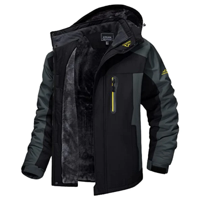 Heren Parka Winterjas – Waterdicht & Winddicht Outdoor Thermo Jas