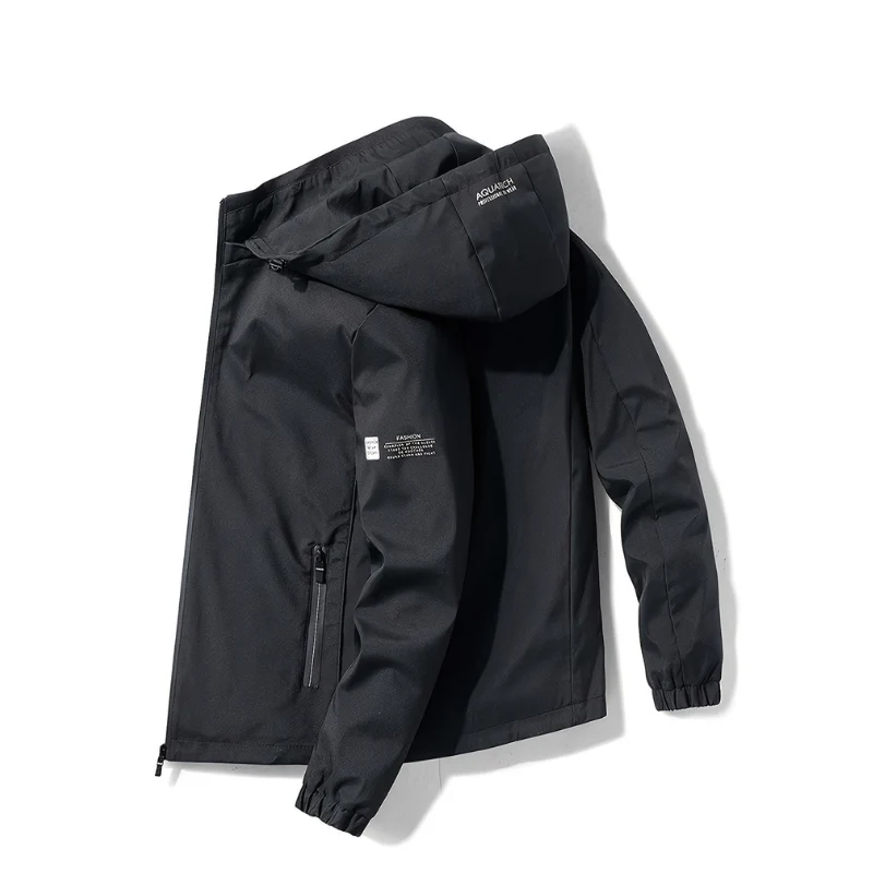 Heren Jack met Capuchon – Winddicht & Sportief