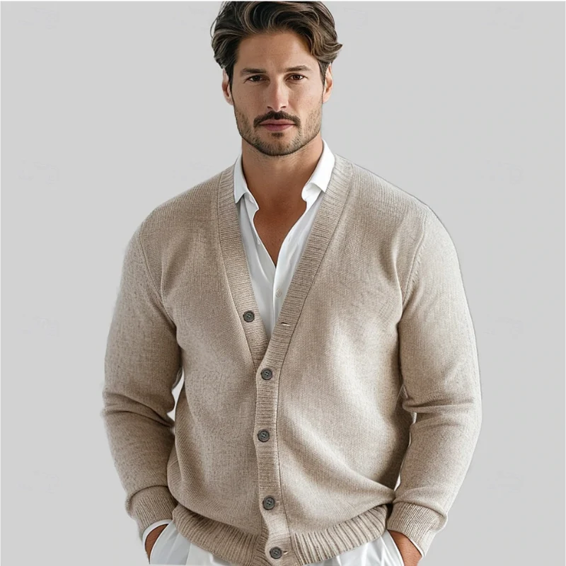 Heren Wollen Vest – Klassiek met V-Hals & Knoopsluiting