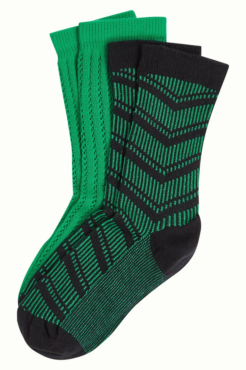 King Louie socks 2-pack dynasty amber green