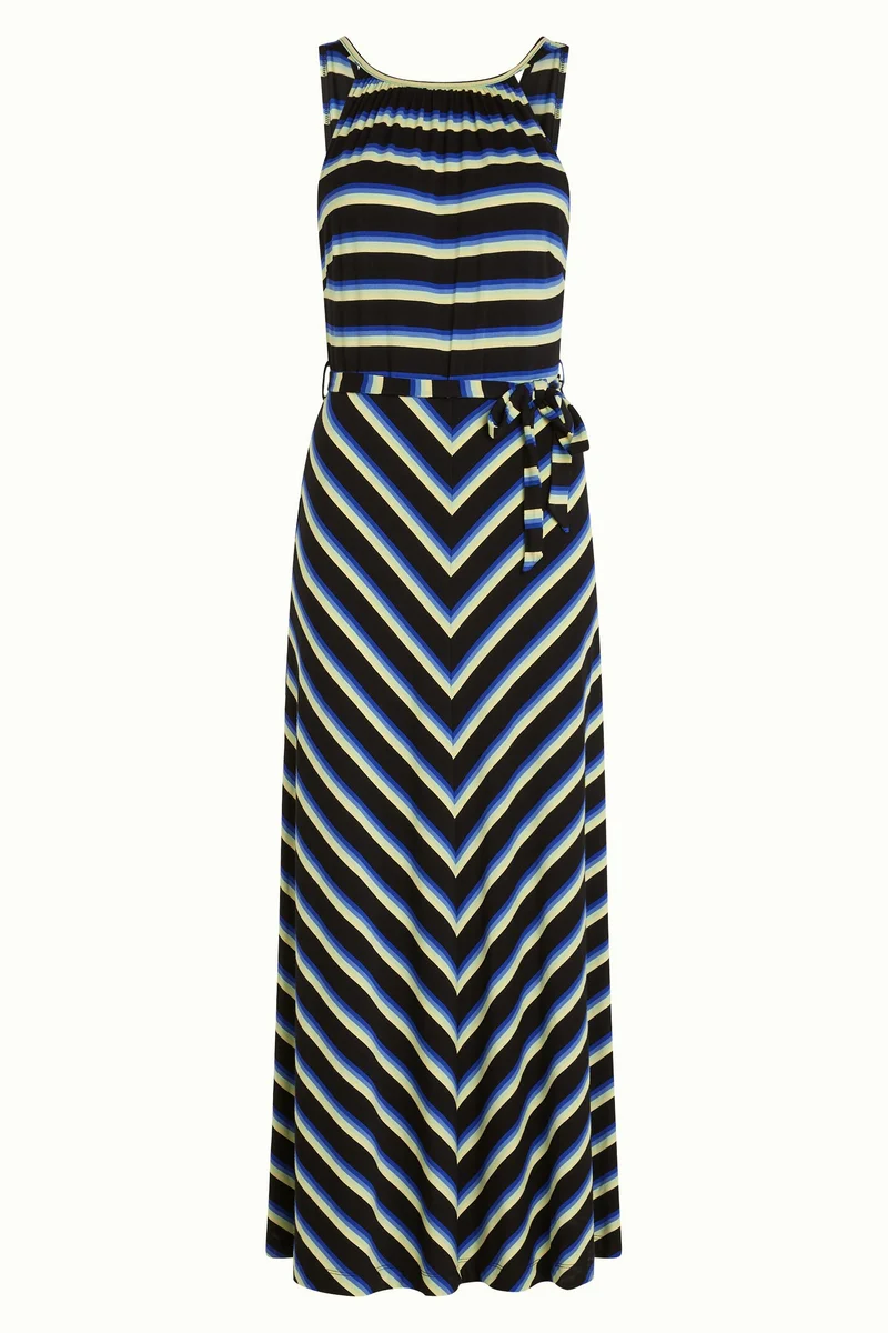 King Louie hazel dress embla stripe zwart