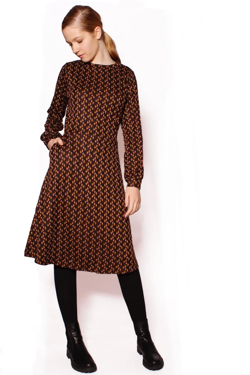 IchJane dress brenda geo rose