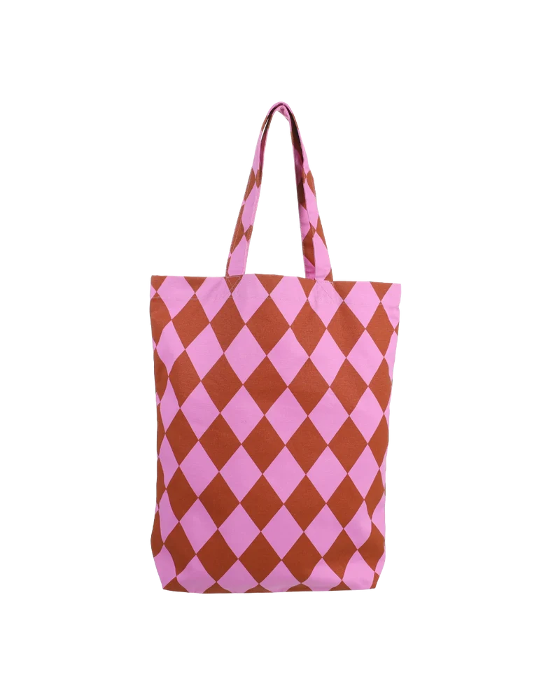 Kadodesign cotton bag diamond wisteria ginger