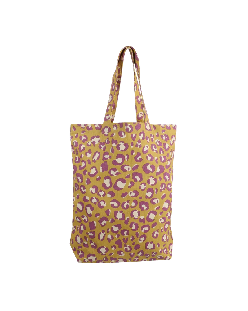 Kadodesign cotton bag leopard seaweed