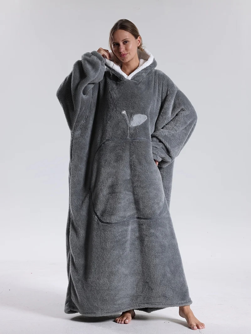 Hoodie Deken | Deken met Mouwen | Draagbare Deken Pullover | WarmteHood