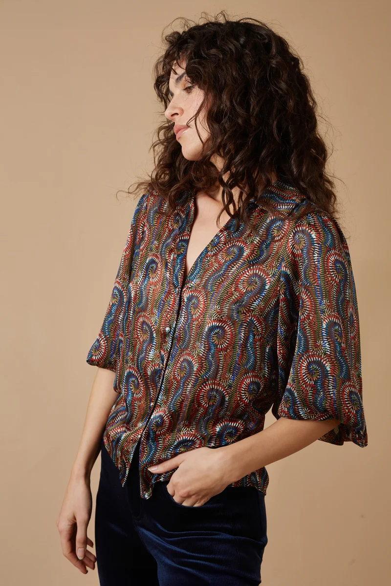 Traffic People charlie shirt black