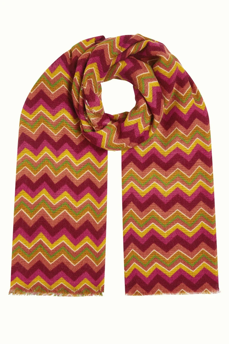King Louie scarf penny sandelwood brown