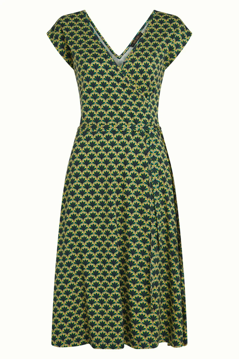 King Louie mira dress touche beacon blue