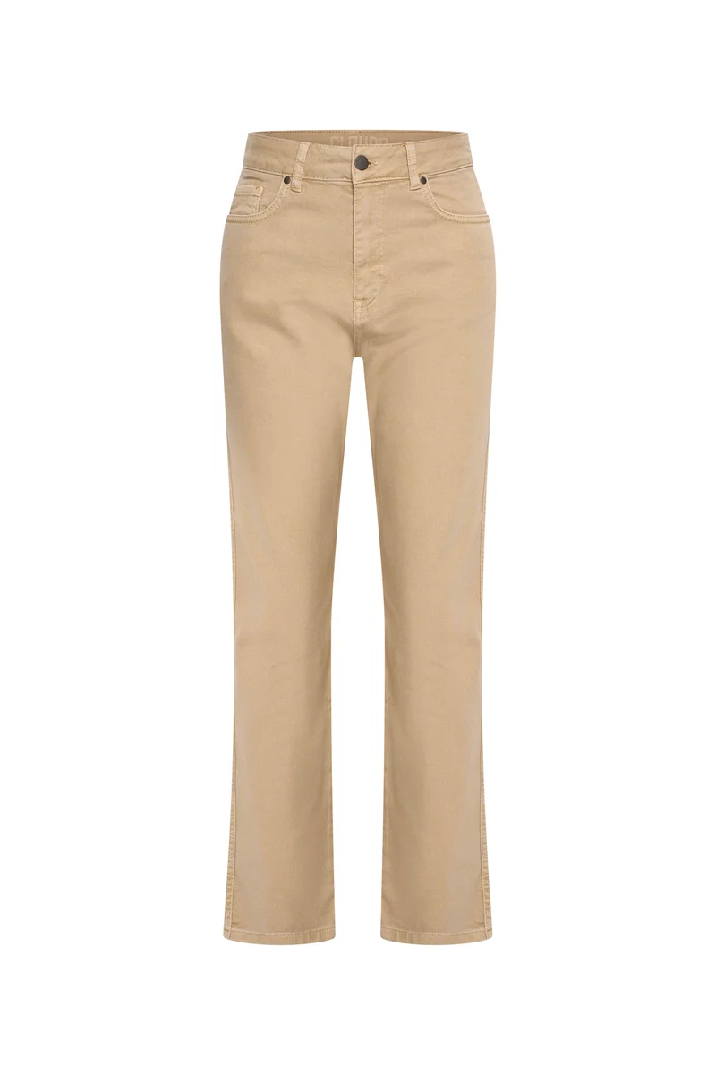 Cloud9 Jane mum jeans cropped sand