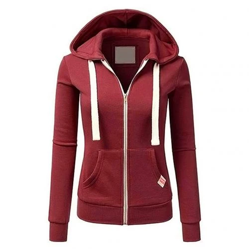 Dames Zip Hoodie – Oversized Comfort met Capuchon & Kangoeroezakken