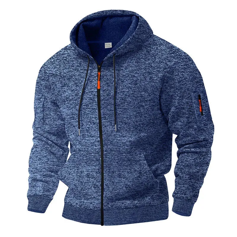 Heren Warm Vest met Capuchon en Rits voor Buiten & Casual