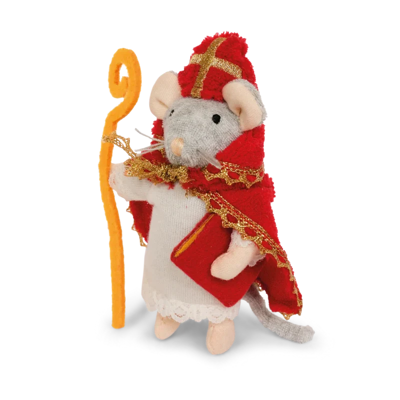 Het Muizenhuis knuffelmuis Sinterklaas