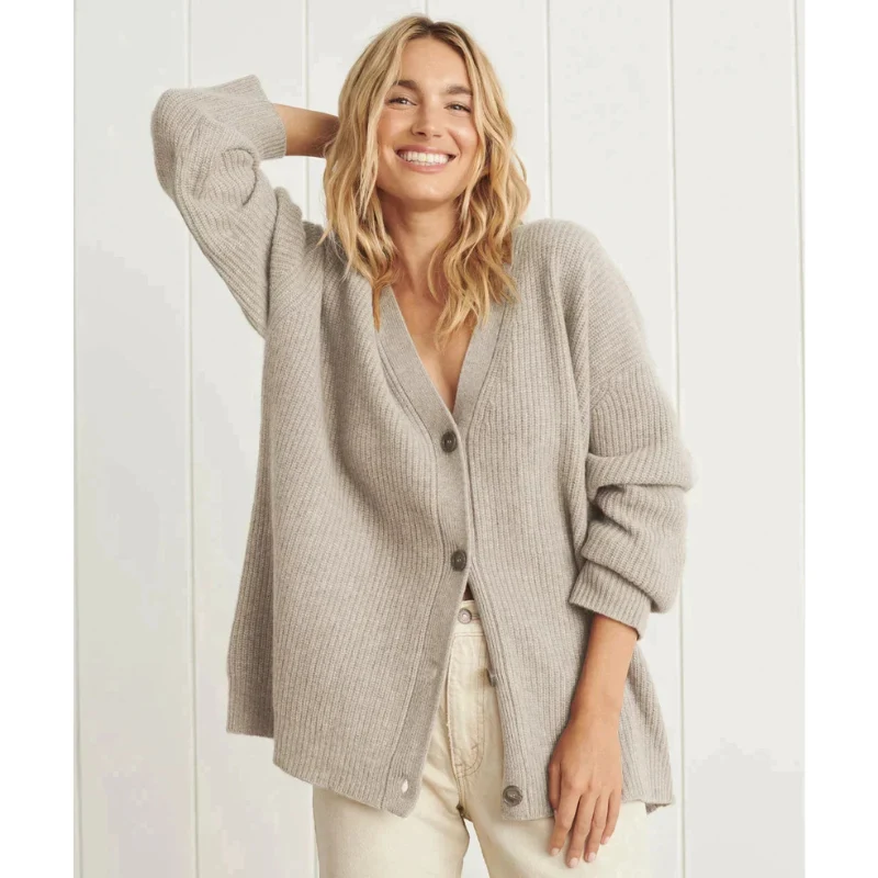 Elegante Dames Cashmere Cardigan – Tijdloos & Stijlvol