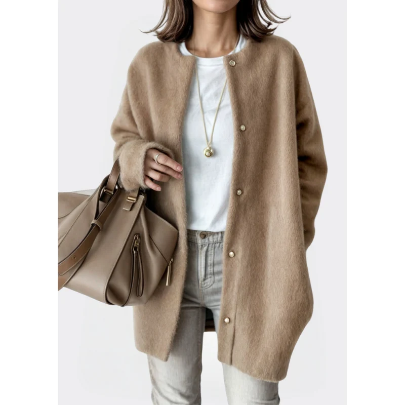 Zachte Open Dames Cardigan
