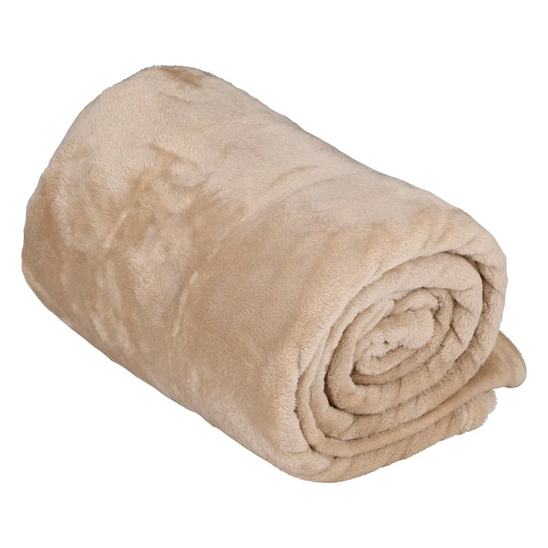 Arti Casa - Fleece deken – 150x200 cm – Beige