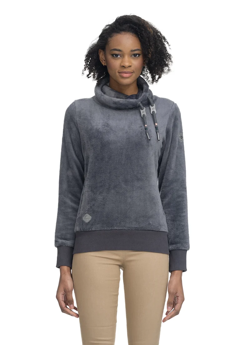 Trui met brede kraag | Ragwear sweatshirt menny dark grey
