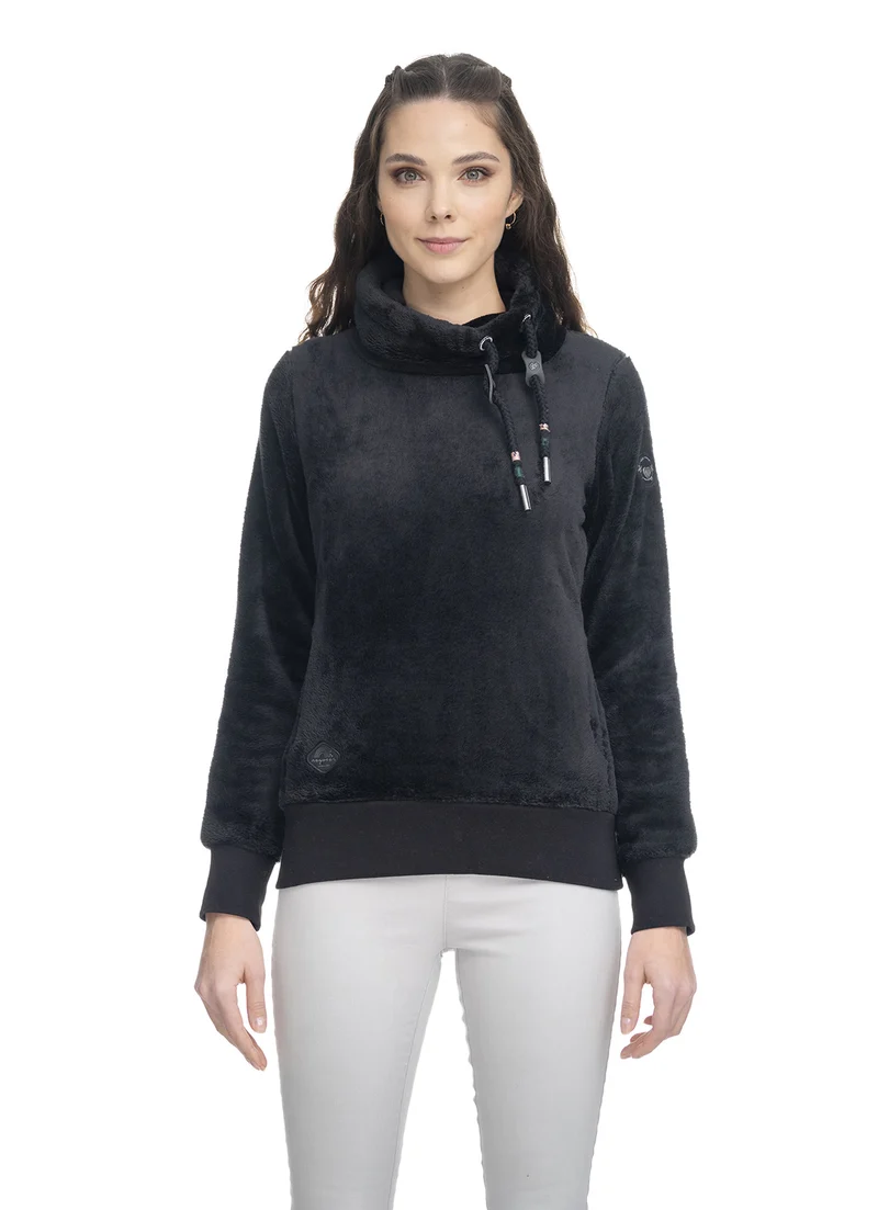 Trui met brede kraag | Ragwear sweatshirt menny black