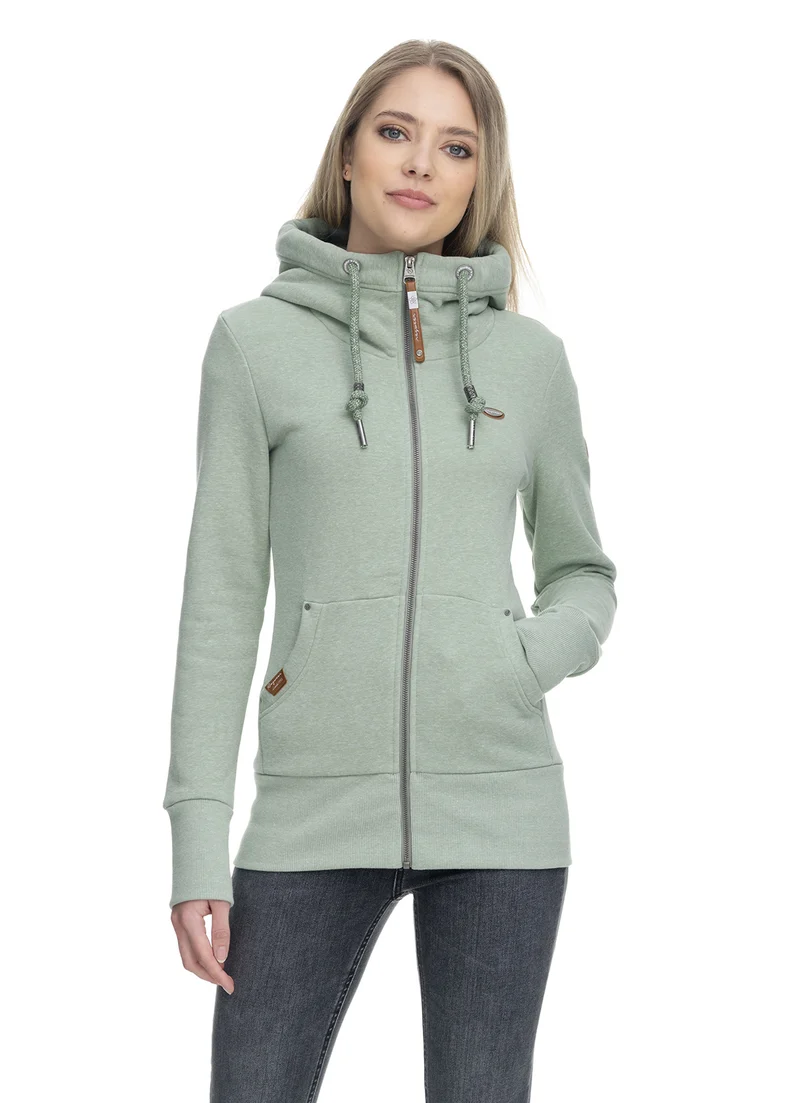 Lichtgroen vest met ritssluiting | Ragwear neska zip green