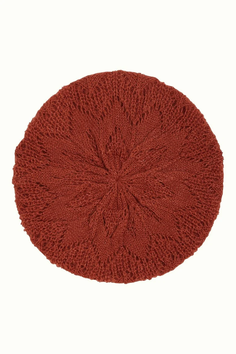 King Louie beret tosca spicy brown