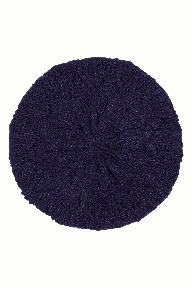 King Louie beret tosca ink blue