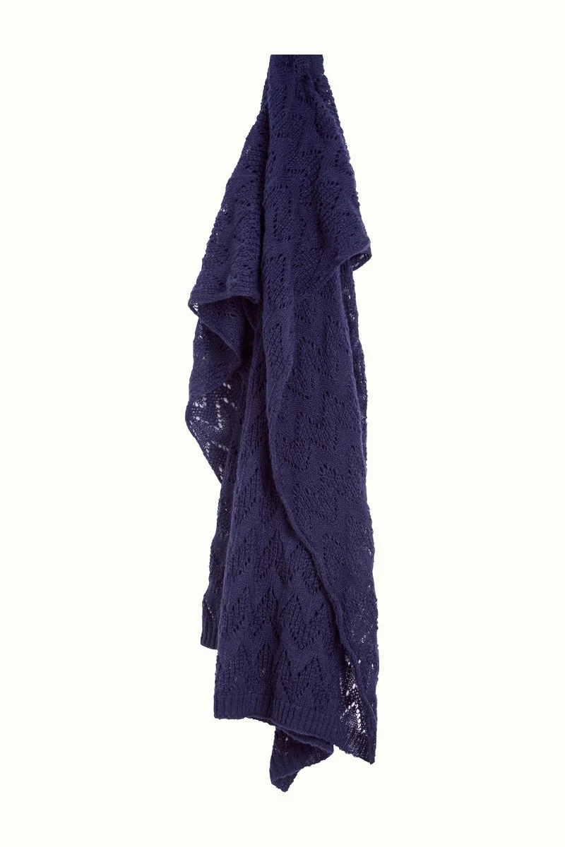 King Louie scarf Tosca ink blue