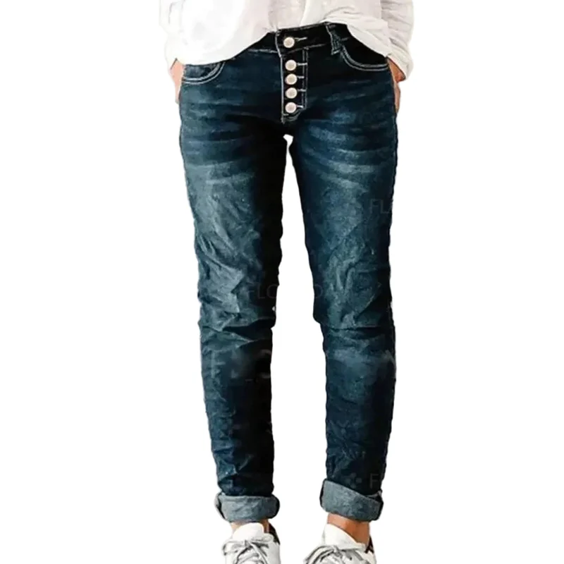 Dames Zomerjeans Losse Stijl