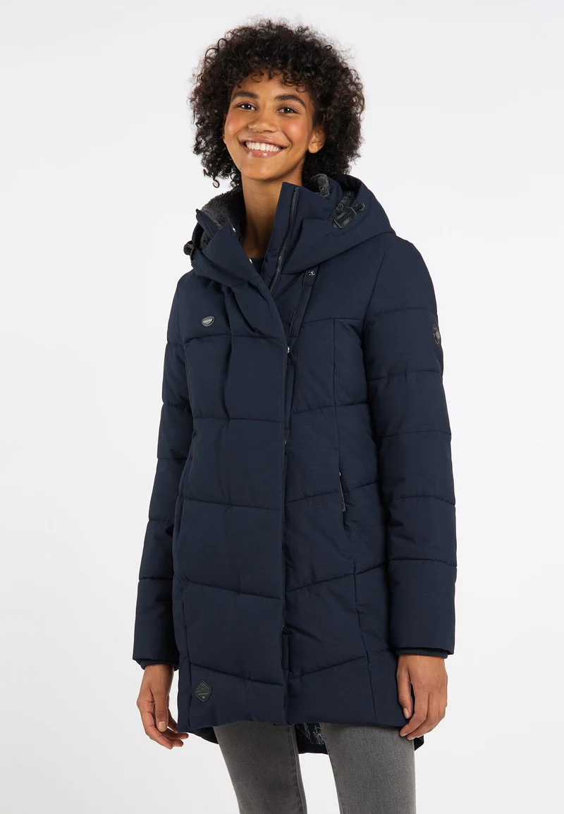 Blauwe warme en waterdichte winterjas | Ragwear jacket pavla navy
