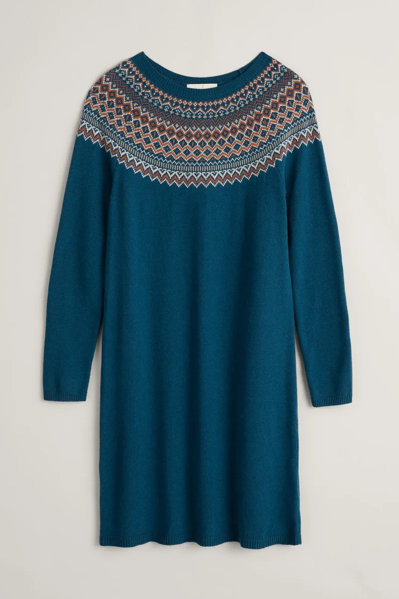Seasalt Cornwall centrepiece dress icelandic raincloud