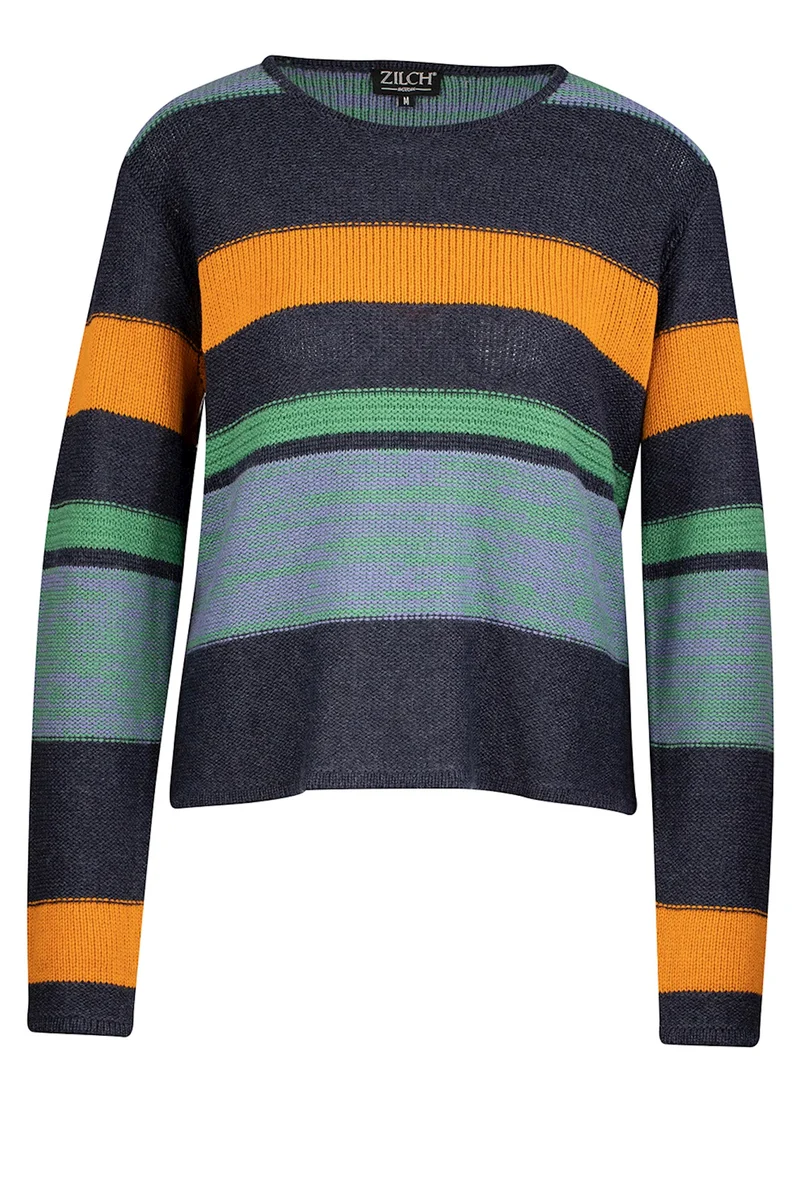 Zilch sweater stripe navy