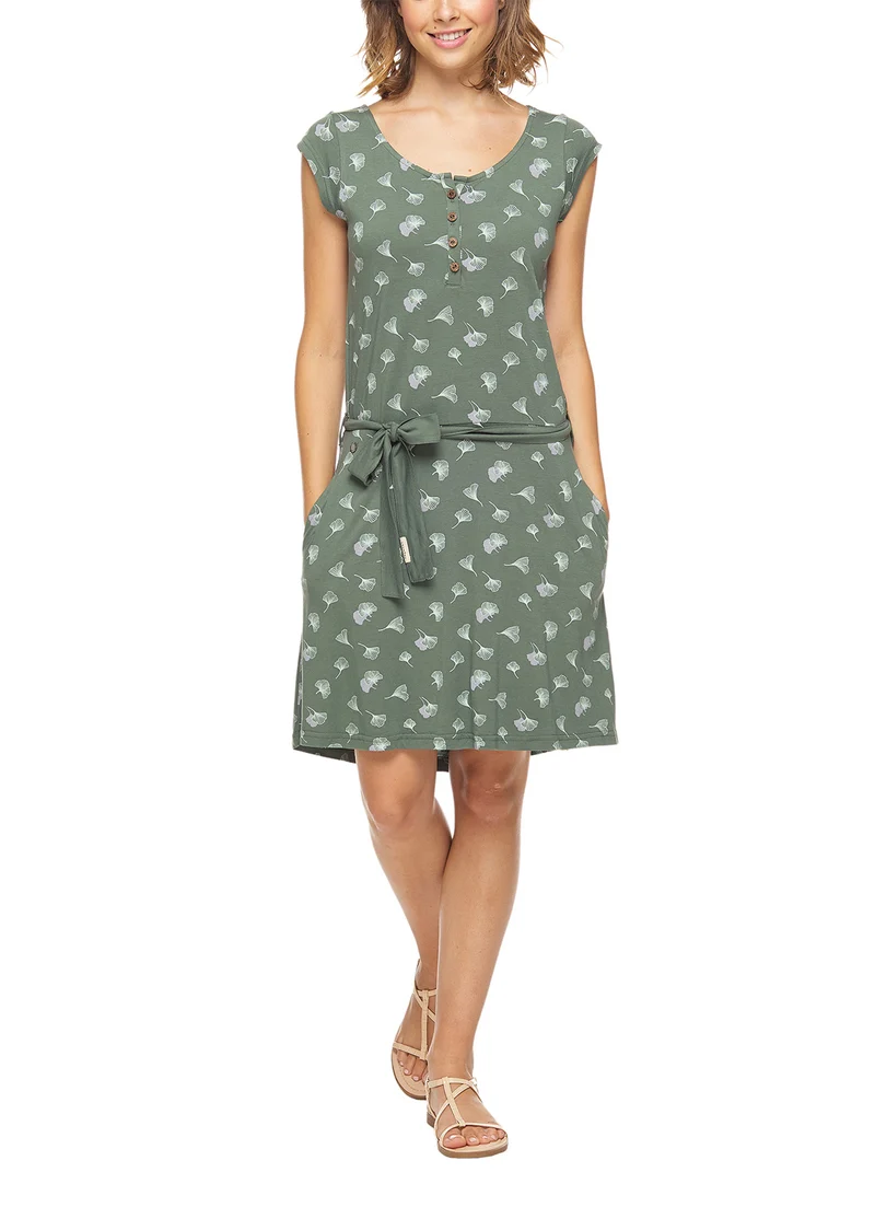 Ragwear zephie organic dress olive