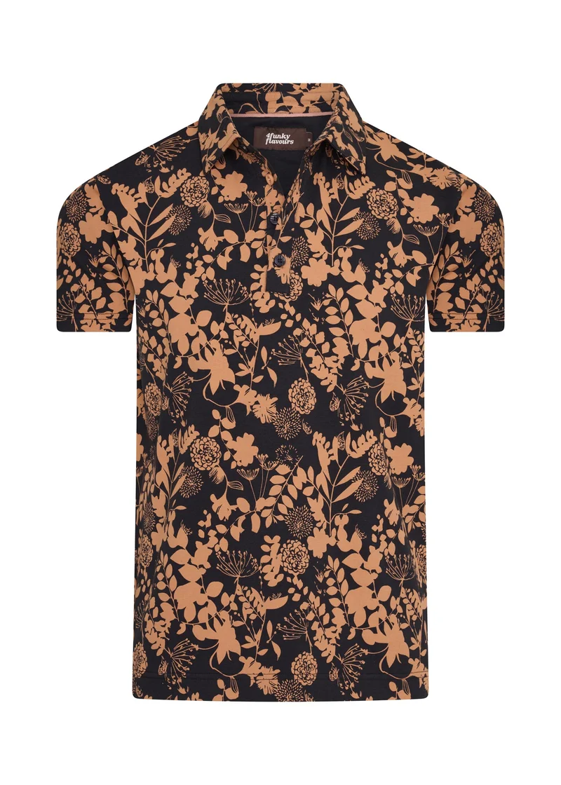 Polo met bloemenprint | 4Funkyflavours beauty & essex