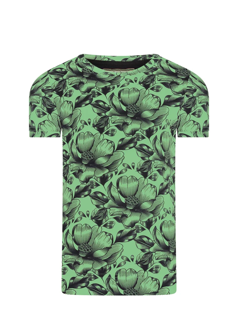 T-shirt met bloemenprint | 4Funkyflavours b4 the night is thru