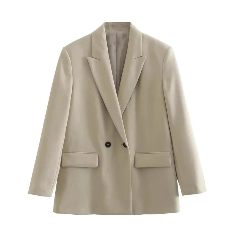 Dames Blazer Dubbele Rij Knopen