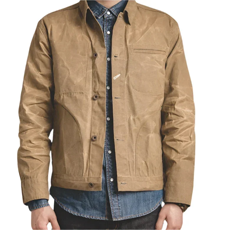 Heren Denim Jacket Vintage Stijl