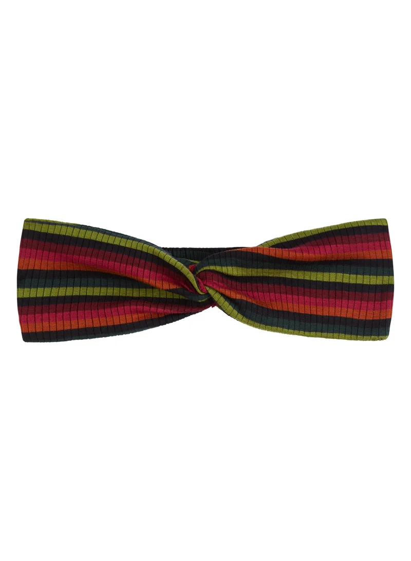 King Louie twist hairband jardin stripe black