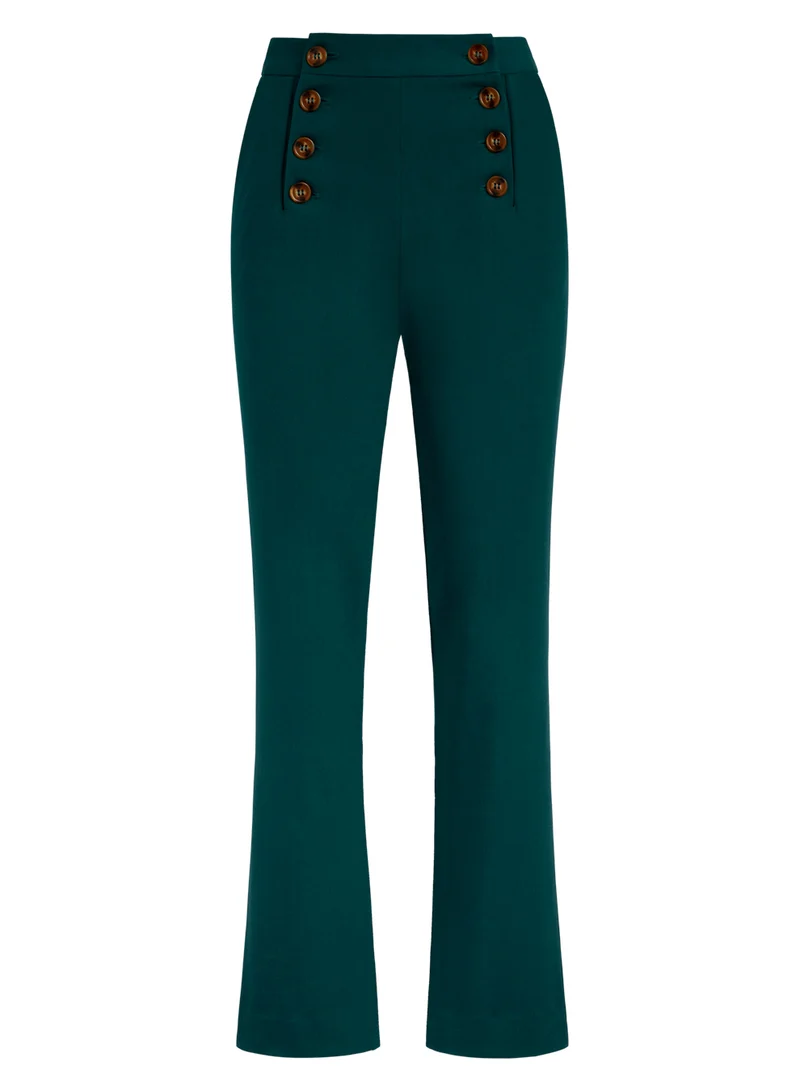 Broek met 8 knopen | King Louie Lara sailor pants broadway pine green