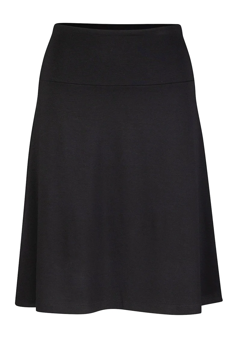 Zilch skirt wide black